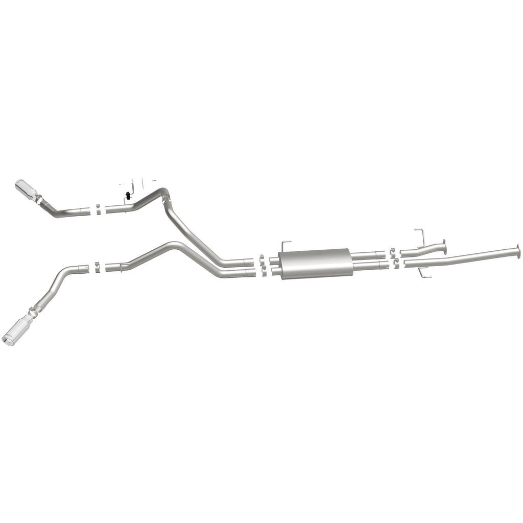 MagnaFlow Cat-Back 10-15 Toyota Tundra SC LB / CC SB 4.6L/5.7L V8 SS 2.5 Dual Split Rear 4in Tip (19232)