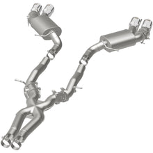 Load image into Gallery viewer, MagnaFlow 2016 Chevy Camaro 6.2L V8 Competition Cat Back w/ Quad Polished Tips (19265)