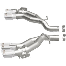 Load image into Gallery viewer, MagnaFlow 2016 Chevy Camaro 6.2L V8 Race Axle Back w/ Quad Polished Tips (19266)