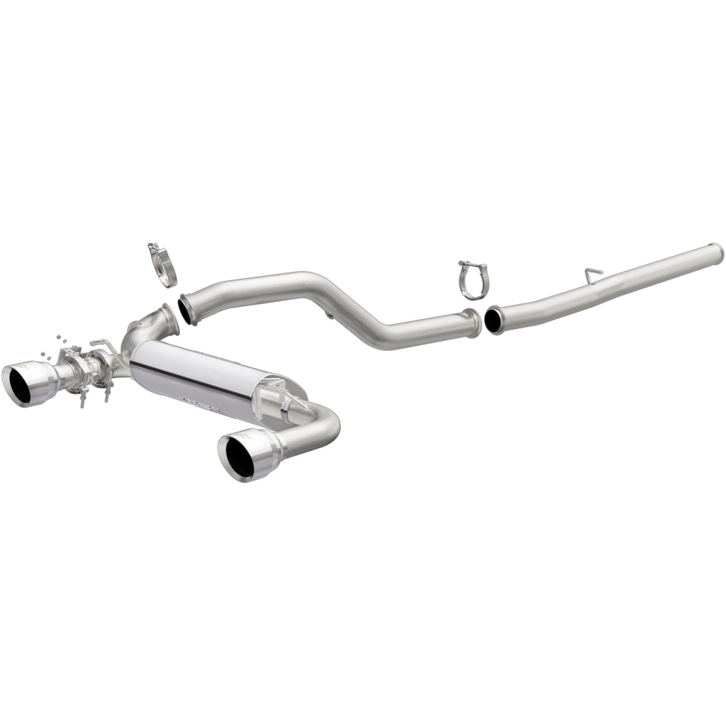 MagnaFlow Cat-Back 2016 Ford Focus RS 3in SS Dual Outlet 4.5in Polished Tips (19281)