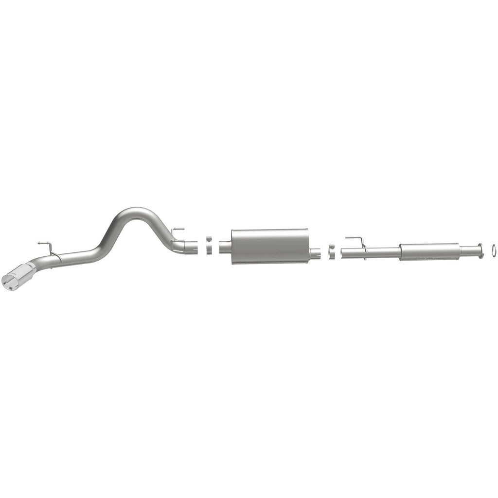 MagnaFlow Cat-Back 2016 Toyota Tacoma TRD 3.5L V6 SS 3in Single Pass Side Exit Rear 4in Tip (19293)