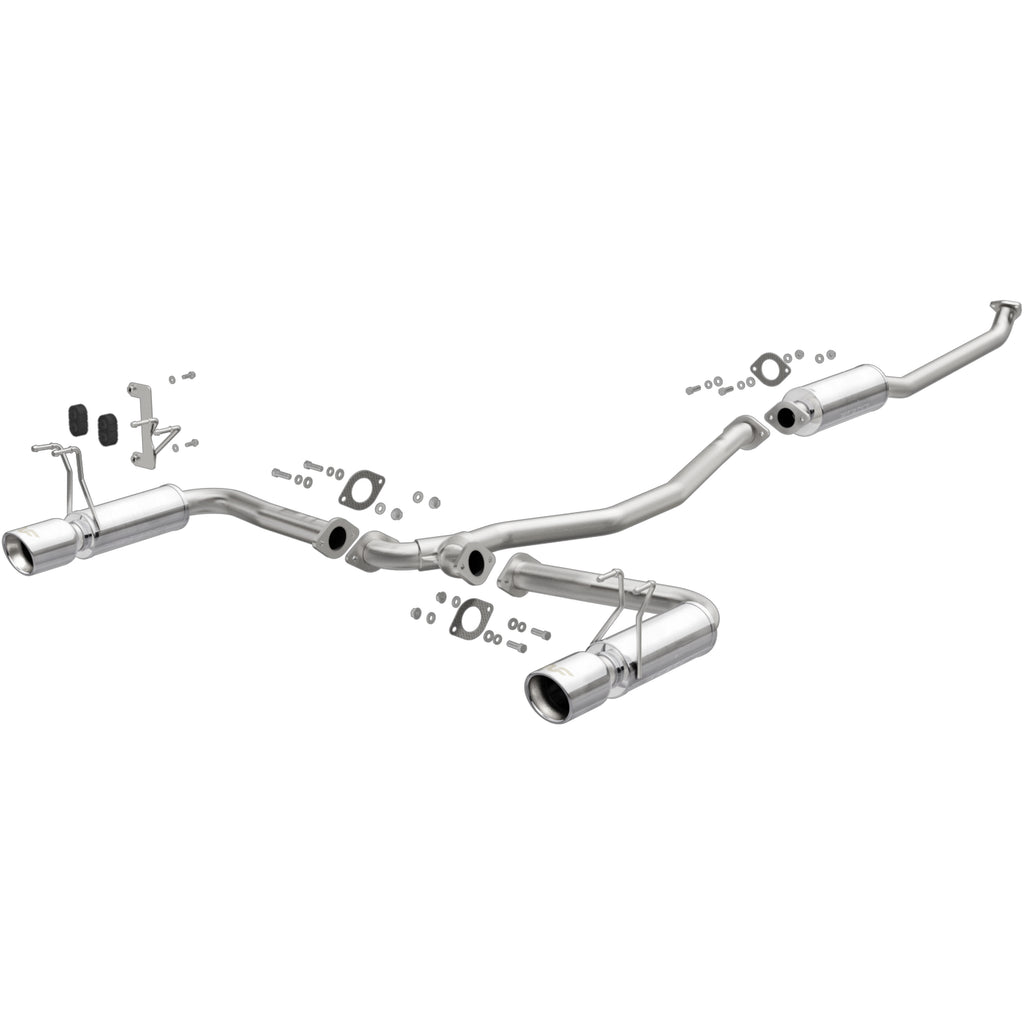 MagnaFlow 16-18 Honda Civic L4 2.0L Street Series Cat-Back Exhaust w/ Polished Tips (19313)