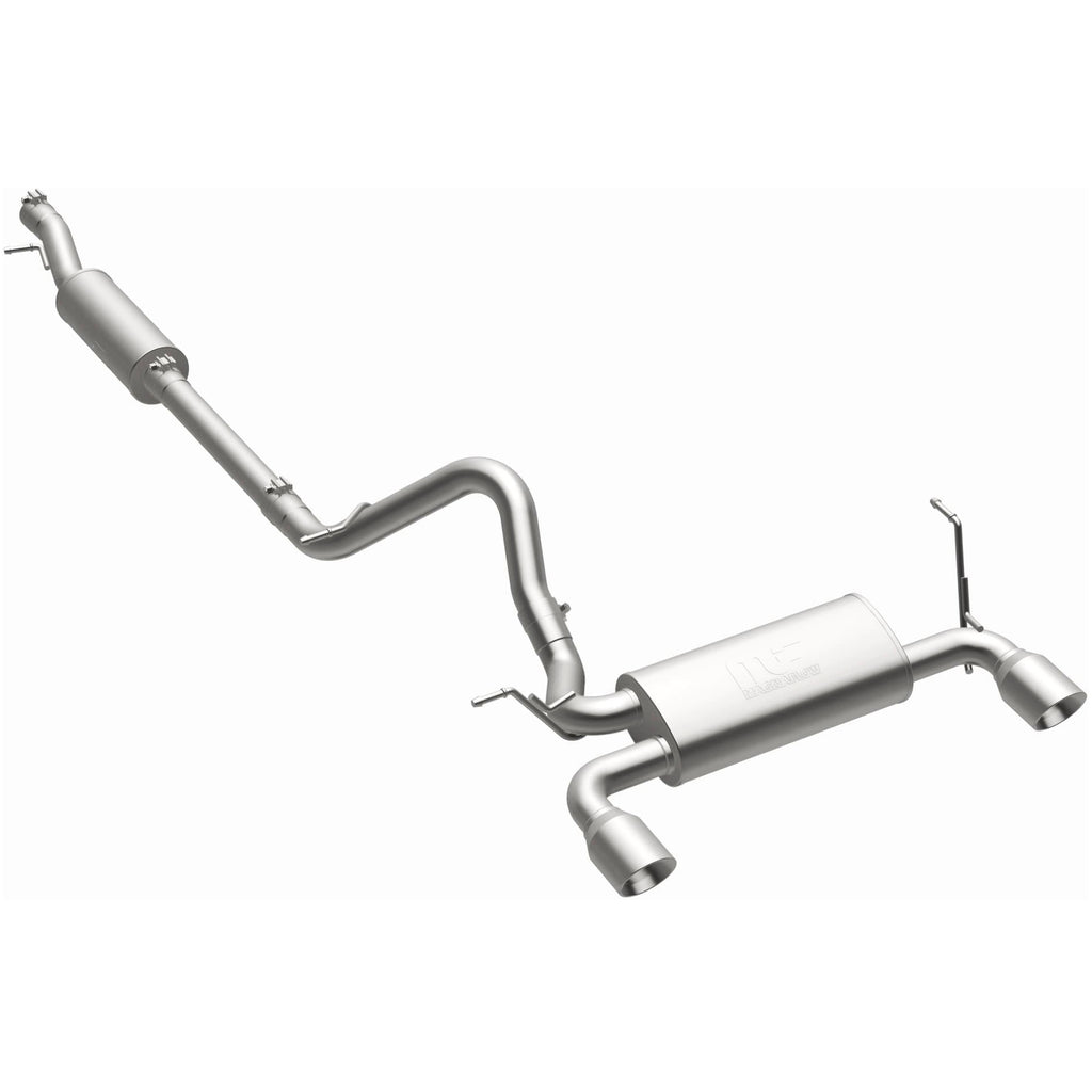 MagnaFlow Cat-Back 12-16 Jeep Wrangler GT 3.6L V6 Black Tips (19327)