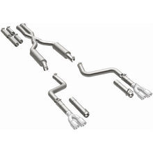 Load image into Gallery viewer, MagnaFlow 2017+ Dodge Challenger 409 SS Polished 3in Quad Tips Cat-Back Exhaust (19367)