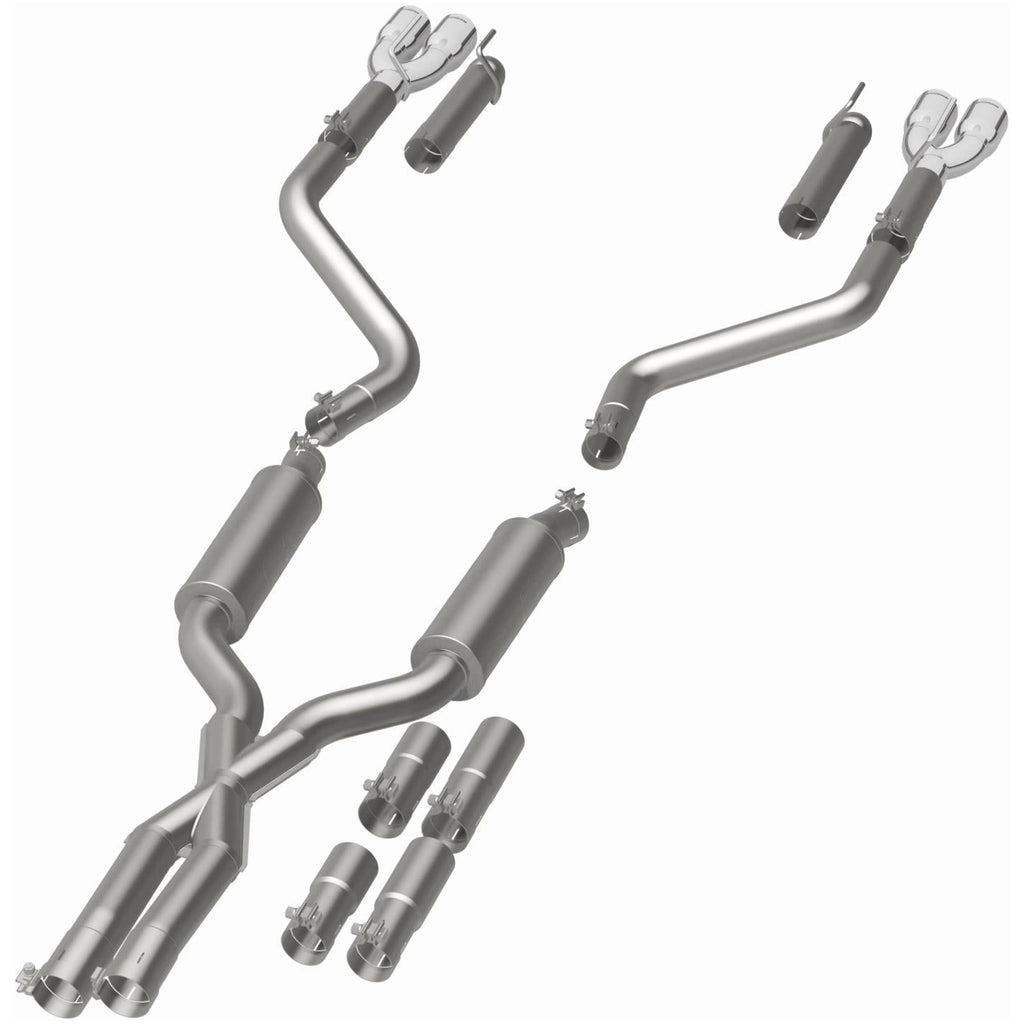 MagnaFlow 2017+ Dodge Challenger 409 SS Polished 3in Quad Tips Cat-Back Exhaust (19367)