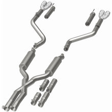 Load image into Gallery viewer, MagnaFlow 2017+ Dodge Challenger 409 SS Polished 3in Quad Tips Cat-Back Exhaust (19367)