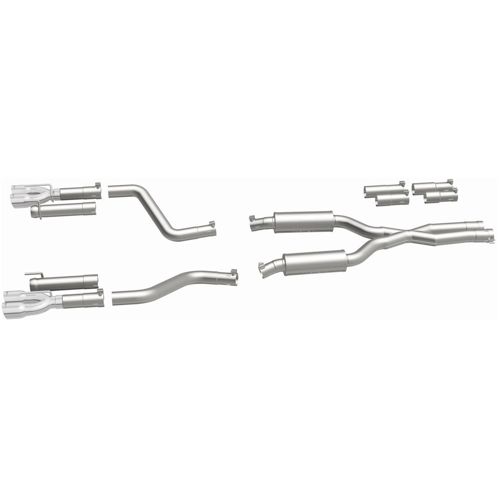 MagnaFlow 2017+ Dodge Challenger 409 SS Polished 3in Quad Tips Cat-Back Exhaust (19367)