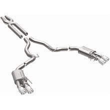 Load image into Gallery viewer, MagnaFlow SYS Cat-Back 2018 Ford Mustang GT 5.0L Competition Dual Exit Polished 4in Tips (19368)