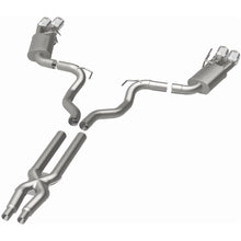 Load image into Gallery viewer, MagnaFlow SYS Cat-Back 2018 Ford Mustang GT 5.0L Competition Dual Exit Polished 4in Tips (19368)