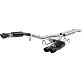 MagnaFlow SYS Cat-Back 2018 Ford Mustang GT 5.0L Competition Dual Exit Black 4in Tips (19369)