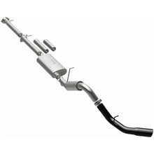 Load image into Gallery viewer, MagnaFlow 11-19 GM 2500/3500 6.0L 4in Single Passenger Side Rear Exit Cat-Back Exhaust w/Black Tips (19376)