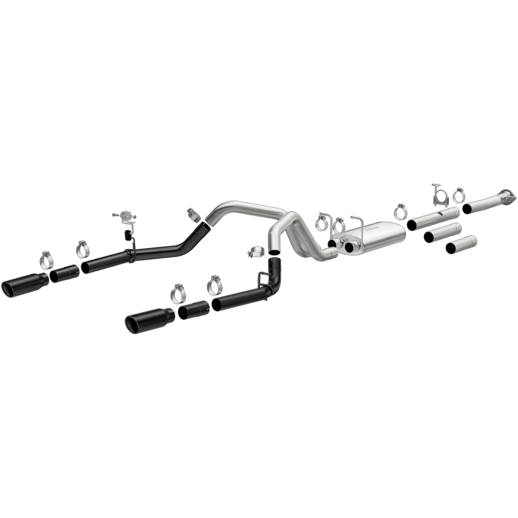 MagnaFlow 11-19 Chevrolet Silverado 2500/3500 HD V8-6.0L Dual Split Cat-Back Exhaust w/Black Tips (19377)