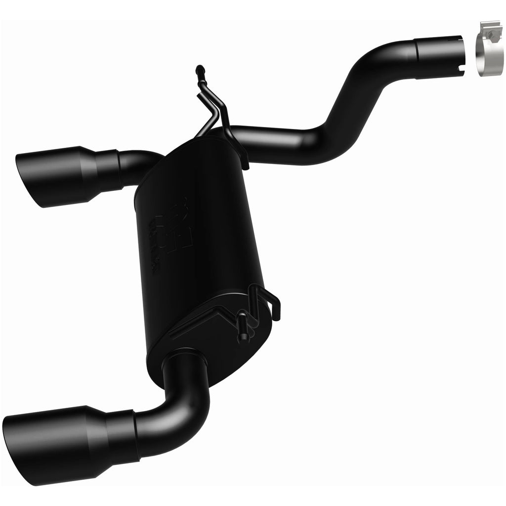 MagnaFlow 2018+ Jeep Wrangler 3.6L Dual Black Tip Axle-Back Exhaust (19388)