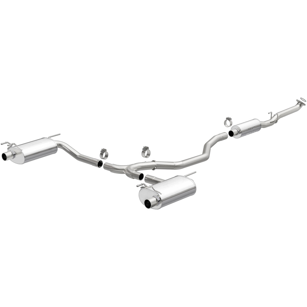 MagnaFlow CatBack 2018 Honda Accord L4 2.0LGAS 2.5in Dual Outlet Stainless Street Series Exhaust (19393)