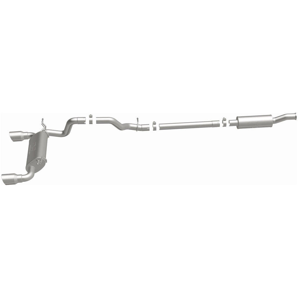 MagnaFlow 2018+ Jeep Wrangler 3.6L 409 SS Dual Split Rear Exit Polished Tips Cat-Back Exhaust (19416)