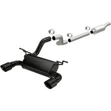 Load image into Gallery viewer, MagnaFlow 2018+ Jeep Wrangler 3.6L 409 SS Dual Split Rear Exit Black Tips Cat-Back Exhaust (19417)