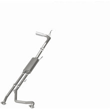 Load image into Gallery viewer, MagnaFlow CatBack 07-15 Nissan Titan V8 LGAS/LFLEX Single MF Polished Stainless Exhaust (19421)