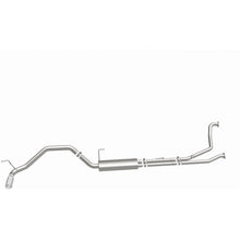 Load image into Gallery viewer, MagnaFlow CatBack 07-15 Nissan Titan V8 LGAS/LFLEX Single MF Polished Stainless Exhaust (19421)