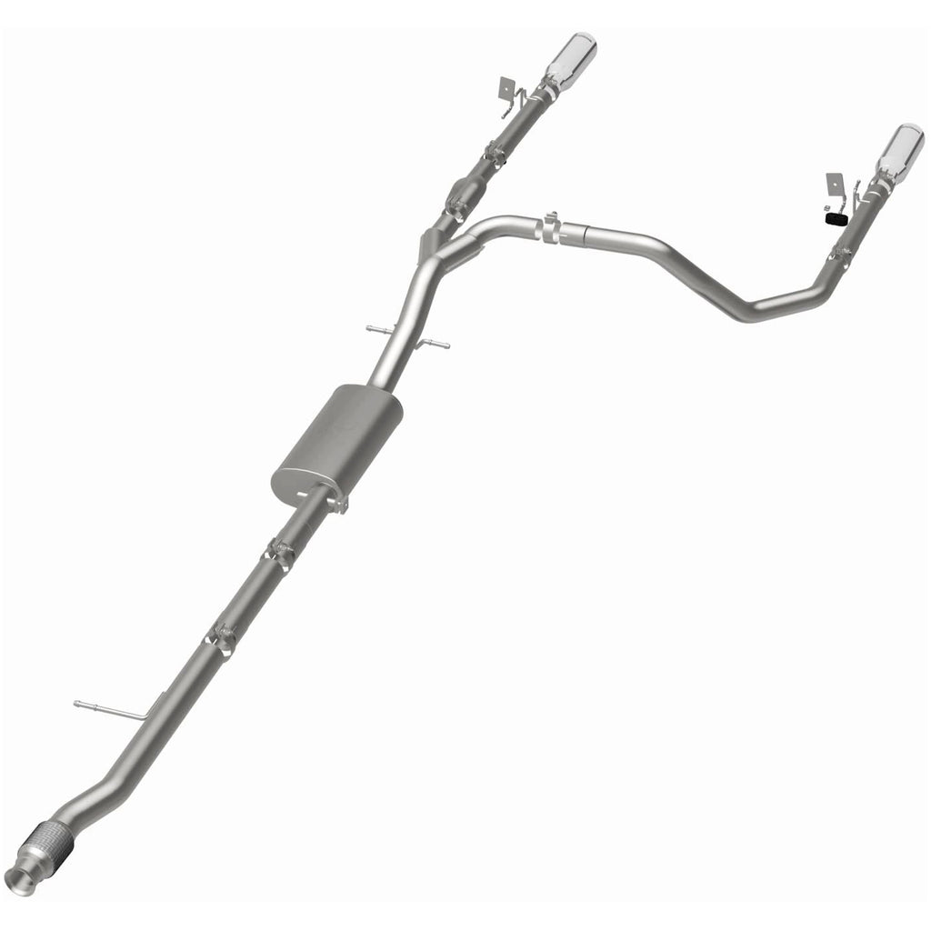 MagnaFlow 2019 Chevy Silverado 1500 V8 5.3L/V6 4.3 Street Series Dual Exit Exhaust w/ Polished Tips (19471)