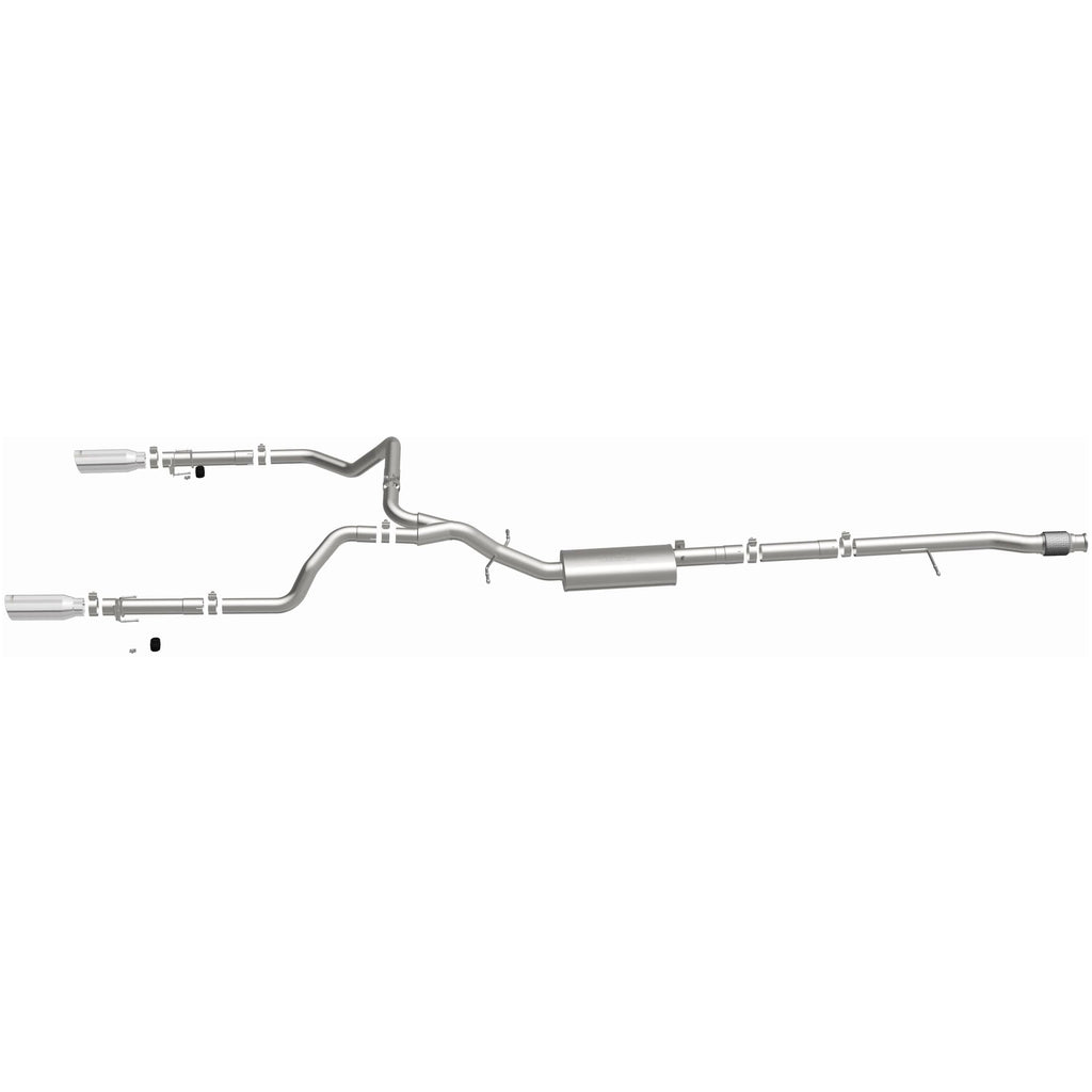 MagnaFlow 2019 Chevy Silverado 1500 V8 5.3L/V6 4.3 Street Series Dual Exit Exhaust w/ Polished Tips (19471)