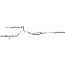 Load image into Gallery viewer, MagnaFlow 2019 Chevy Silverado 1500 V8 5.3L/V6 4.3 Street Series Dual Exit Exhaust w/ Polished Tips (19471)