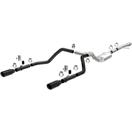 MagnaFlow 2019 Chevy Silverado 1500 V8 5.3L/V6 4.3L Street Series Dual Exit Exhaust w/ Black Tips (19472)