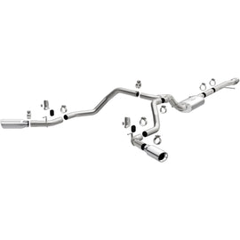 MagnaFlow 2019 Chevy Silverado 1500 V8 5.3L Street Series Dual Split Exit Exhaust w/ Polished Tips (19473)