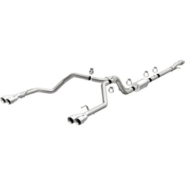 MagnaFlow 2019 Chevy Silverado 1500 V8 5.3L Street Series Quad Split Rear Exhaust w/ Polished Tips (19477)