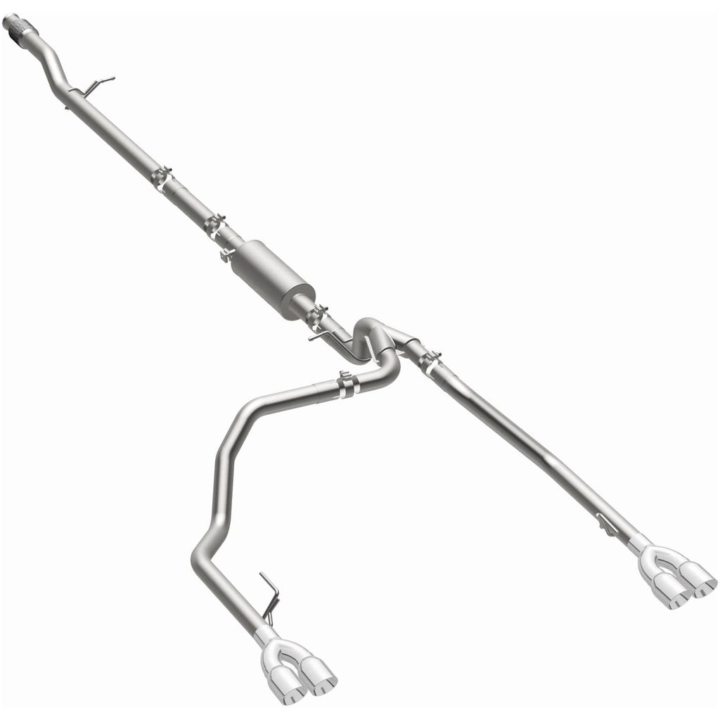 MagnaFlow 2019 Chevy Silverado 1500 V8 5.3L Street Series Quad Split Rear Exhaust w/ Polished Tips (19477)