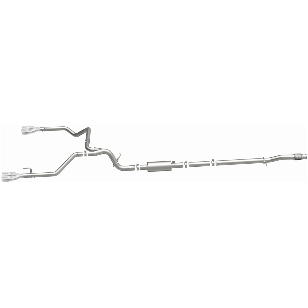 MagnaFlow 2019 Chevy Silverado 1500 V8 5.3L Street Series Quad Split Rear Exhaust w/ Polished Tips (19477)