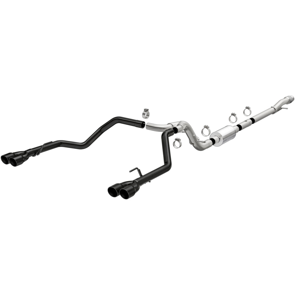 MagnaFlow 2019 Chevy Silverado 1500 V8 5.3L Street Series Quad Split Rear Exhaust w/ Black Tips (19478)