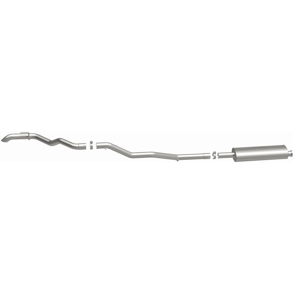 MagnaFlow 2020 Jeep Gladiator 2.5in Rock Crawler Series Single Rear Exit SS Cat-Back Exhaust w/o Tip (19486)