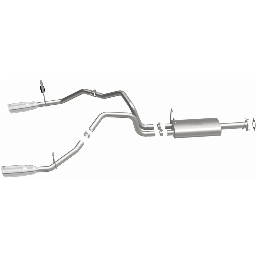 MagnaFlow 2019 Ram 1500 Street Series Cat-Back Exhaust Dual Rear Exit w/Polished Tips (19498)