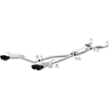 MagnaFlow 20-21 Ford Explorer 3.0L V6 Dual Exit Quad Black Chrome Tip Street Series Cat-Back Exhaust (19515)