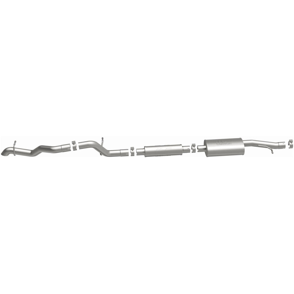 MagnaFlow 12-18 Jeep Wrangler 2.5in Overland Series Cat-Back Exhaust (19539)