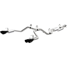 Load image into Gallery viewer, MagnaFlow 2021 Chevrolet Tahoe V8 5.3L Street Series Cat-Back Exhaust - Black Chrome Tips (19541)