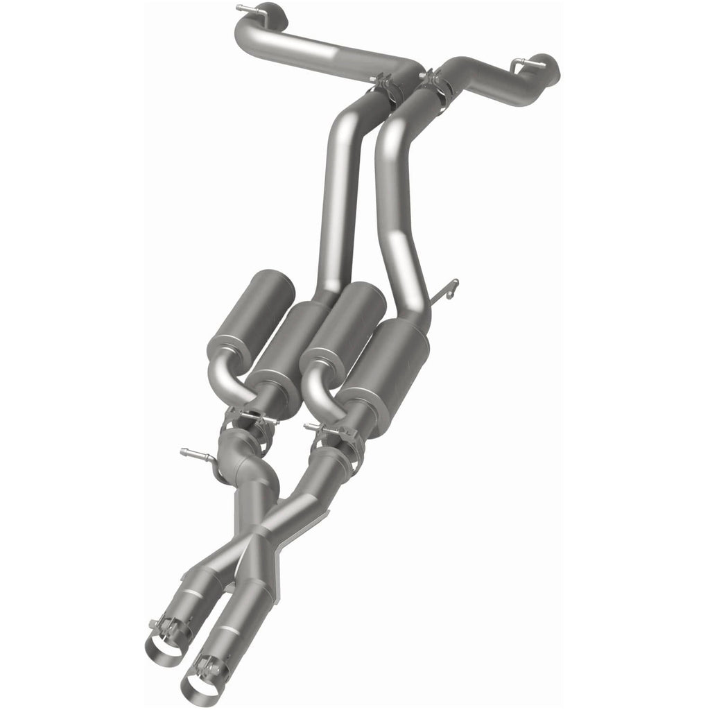 MagnaFlow Cat-Back 2021 Jeep Wrangler 6.4L Rock Crawler Series Dual Exit Stainless Exhaust (19582)