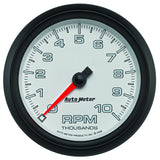 AutoMeter Pro-Cycle Gauge Tachometer 3 3/8in 10K Rpm White (19598)
