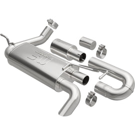 MagnaFlow 07-18 Jeep Wrangler JK Overland Series Axle-Back Exhaust System (19668)