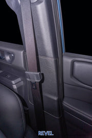 Revel GT Design 23-24 Toyota Land Cruiser Seat Belt Guard (Silver Stitch) 2 pcs/Set (1TR5TTAT01SBS)