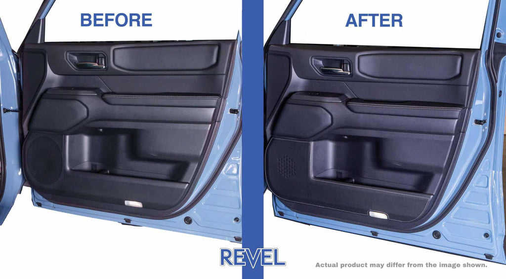 Revel GT Design 23-24 Toyota Land Cruiser Kick Panel Cover (Silver Stitch) 4 pcs/Set (1TR5TTAT01S)