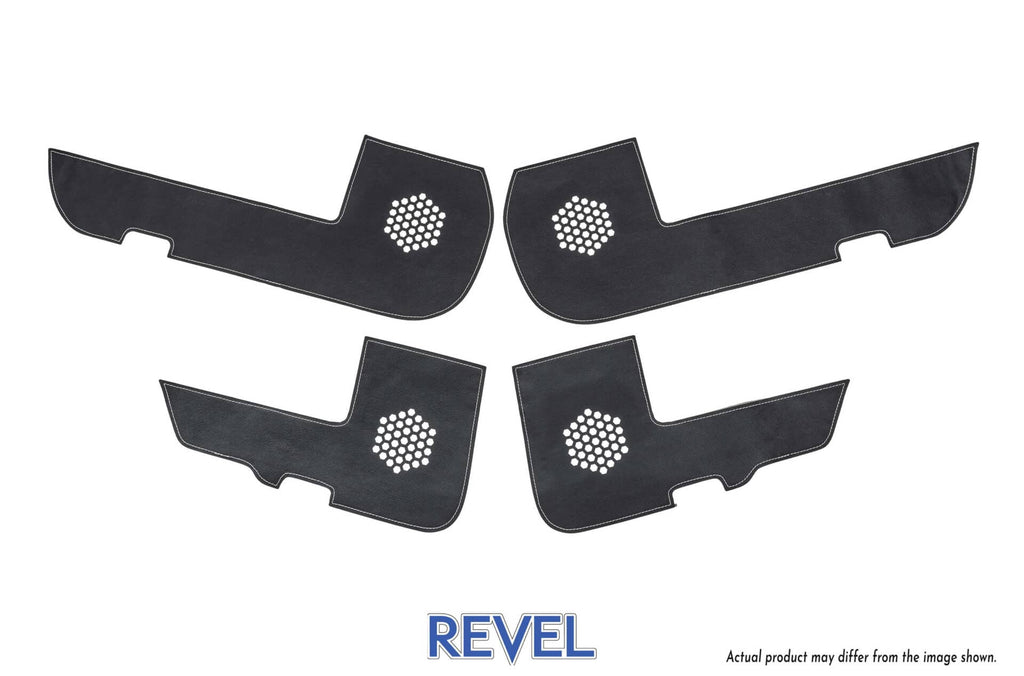 Revel GT Design 23-24 Toyota Land Cruiser Kick Panel Cover (Silver Stitch) 4 pcs/Set (1TR5TTAT01S)