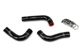 HPS Black Reinforced Silicone Radiator Hose Kit Coolant for Mazda 94-97 Miata (57-1030-BLK)