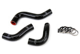 HPS Black Reinforced Silicone Radiator Hose Kit Coolant for Mazda 90-93 Miata (57-1029-BLK)