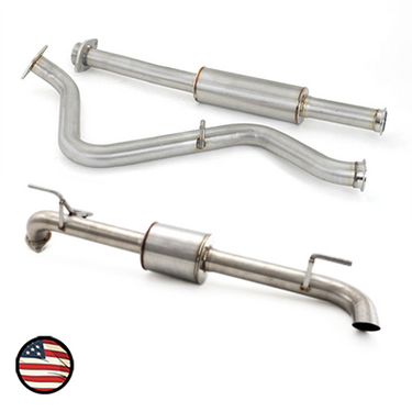 Nameless Performance Catback Exhaust - 2012-2016 Impreza Wagon/2013-2017 Crosstrek - 5" Muffler - Turndown (SUCB12IMW-5MU)
