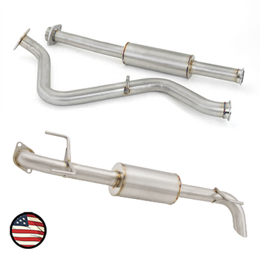 Nameless Performance Catback Exhaust - 2012-2016 Impreza Wagon/2013-2017 Crosstrek - Turndown - Executive 5" Muffler (SUCBXV-5MU-UQ)