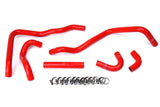 HPS Reinforced Red Silicone Heater Hose Kit Coolant for Toyota 00-05 MR2 Spyder (57-1433-RED)