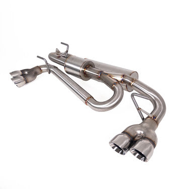 Nameless Performance Axleback Exhaust - 2024+ Impreza - Quad Exit 2.0L Dual Chamber (SUAB24IMW20-QUAD-5MU-30SDW-DC)