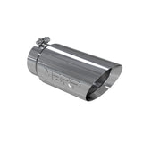 MBRP Exhaust Tip. 5in. O.D. Dual Wall Angled 4in. let 12in. length. T304 (T5053)