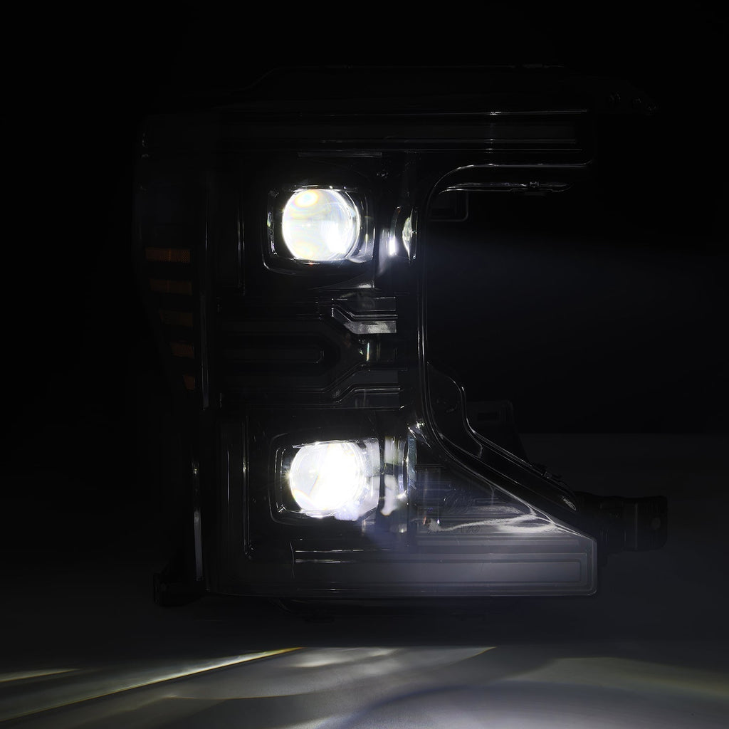 20-22 Ford Super Duty LUXX-Series LED Projector Headlights Alpha-Black